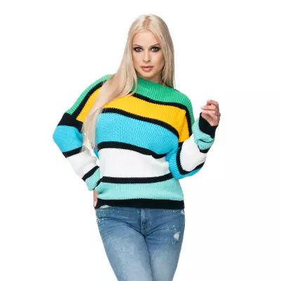 Sweter Damski Model 40027 Green - PeeKaBoo