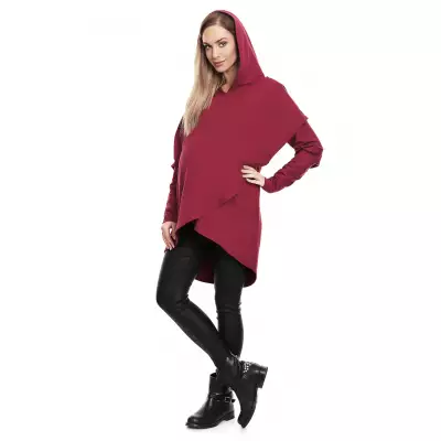 Bluza Ciążowa Model 0146 Bordo - PeeKaBoo