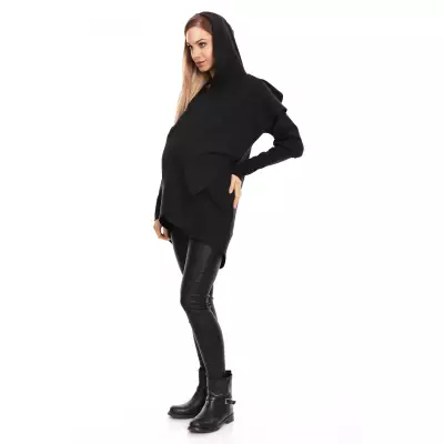 Bluza Ciążowa Model 0146 Black - PeeKaBoo