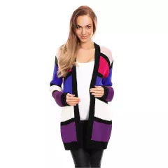 Sweter Kardigan Model 40021 Violet - PeeKaBoo