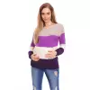 Sweter Ciążowy Model 70019 Violet - PeeKaBoo