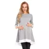 Sukienka Ciążowa Model 0125 Grey - PeeKaBoo