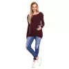 Sweter Ciążowy Model 40029 Bordo - PeeKaBoo