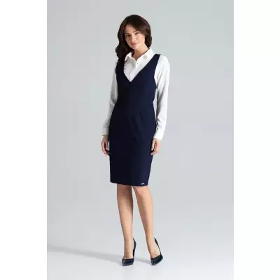 Sukienka Model L039 Navy - Lenitif