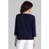 Bluzka Model L035 Navy - Lenitif