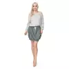 Bluzka Model 0109 Light Grey - PeeKaBoo