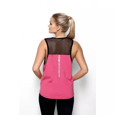 Koszulka Fit Model Abel Pink/Black - Eldar