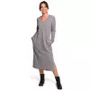 Sukienka Model B128 Grey - BeWear