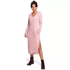 Sukienka Model B128 Powder Pink - BeWear