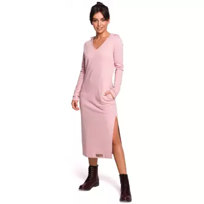 Sukienka Model B128 Powder Pink - BeWear