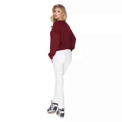 Sweter Damski Model 70022 Bordo - PeeKaBoo