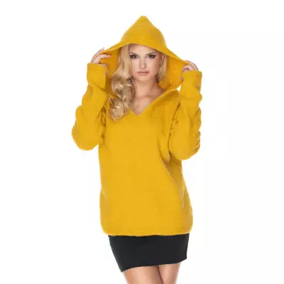 Sweter Damski Model 30070 Yellow - PeeKaBoo