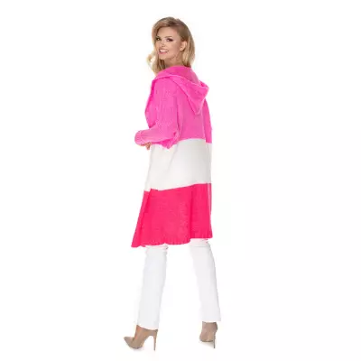 Sweter Kardigan Model 30069 Pink/Fuksja - PeeKaBoo