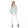 Sweter Damski Model 30067 Sky Blue - PeeKaBoo