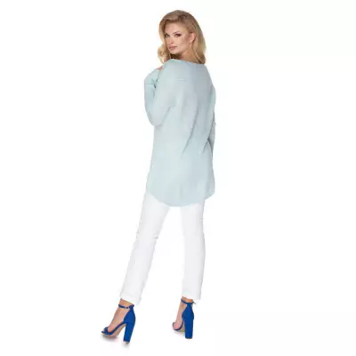 Sweter Damski Model 30067 Sky Blue - PeeKaBoo