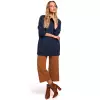 Sweter Damski Model MOE470 Navy - Moe