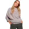 Sweter Damski Model MOE470 Grey - Moe