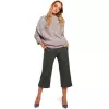 Sweter Damski Model MOE470 Grey - Moe