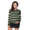 Sweter Ciążowy Model 40044 Khaki - PeeKaBoo