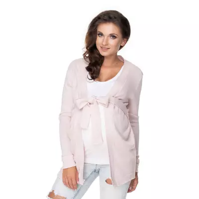 Sweter Kardigan Model 40043 Powder Pink - PeeKaBoo