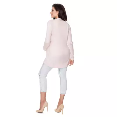 Sweter Kardigan Model 40043 Powder Pink - PeeKaBoo