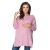 Sweter Ciążowy Model 30075 Lila - PeeKaBoo