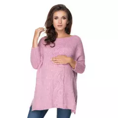 Sweter Ciążowy Model 30075 Lila - PeeKaBoo