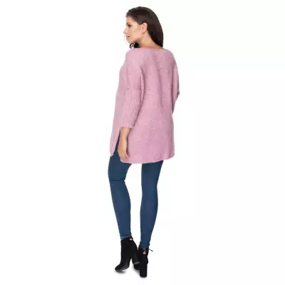 Sweter Ciążowy Model 30075 Lila - PeeKaBoo