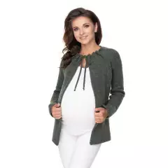 Sweter Kardigan Model 30074 Khaki - PeeKaBoo