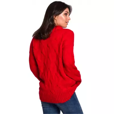 Sweter Damski Model BK038 Red - BE Knit