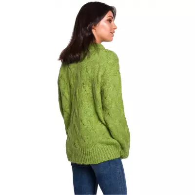 Sweter Damski Model BK038 Green - BE Knit