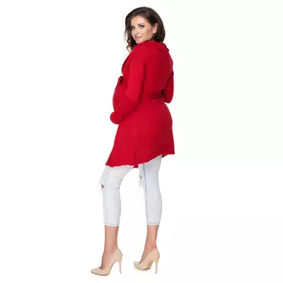 Sweter Kardigan Model 40045 Red - PeeKaBoo