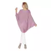 Sweter Ponczo Model 30068 Lila - PeeKaBoo