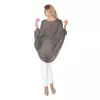 Sweter Ponczo Model 30068 Tabak - PeeKaBoo