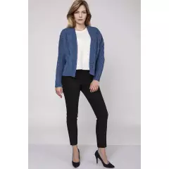 Sweter Kardigan Model SWE150 Jeans - MKM