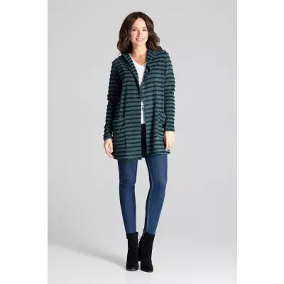 Sweter Kardigan Model L070 Green - Lenitif