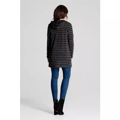 Sweter Kardigan Model L070 Black - Lenitif