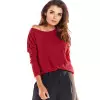 Sweter Damski Model A333 Bordo - awama