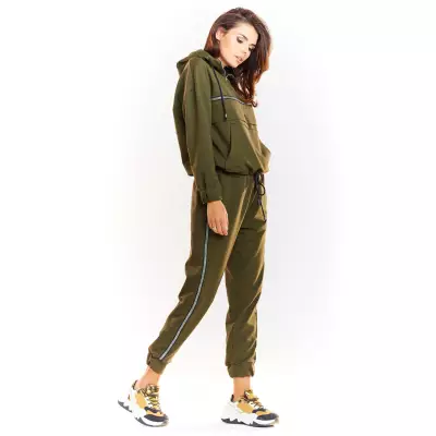 Spodnie Dresowe Model M231 Khaki - Infinite You