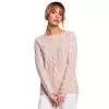 Sweter Damski Model MOE511 Powder Pink - Moe