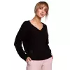 Sweter Damski Model MOE510 Black - Moe