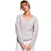 Sweter Damski Model MOE510 Grey - Moe