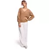 Sweter Damski Model MOE510 Beige - Moe