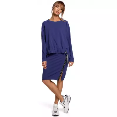 Bluza Damska Model MOE492 Indygo - Moe