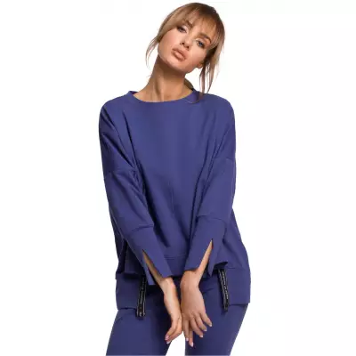 Bluza Damska Model MOE491 Indygo - Moe