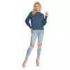 Sweter Damski Model 70035 Denim Jeans - PeeKaBoo