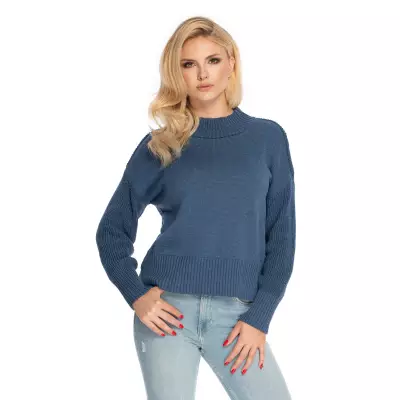 Sweter Damski Model 70035 Denim Jeans - PeeKaBoo