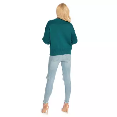 Sweter Damski Model 70035 Green - PeeKaBoo