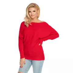 Sweter Damski Model 70036 Red - PeeKaBoo