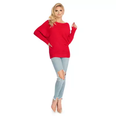 Sweter Damski Model 70036 Red - PeeKaBoo